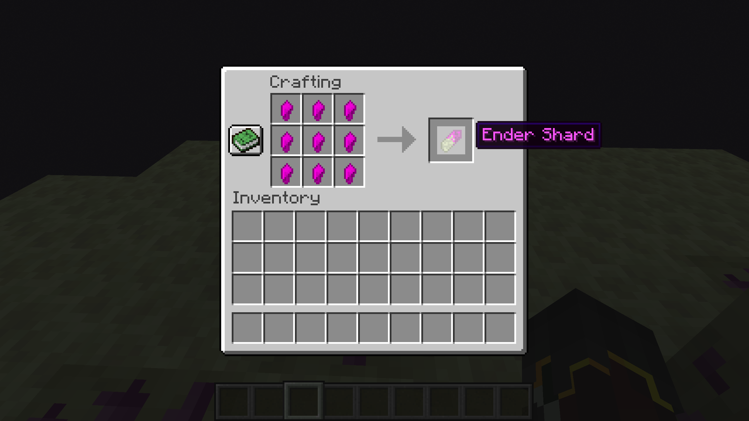 Ender Shard Crafting Recipe