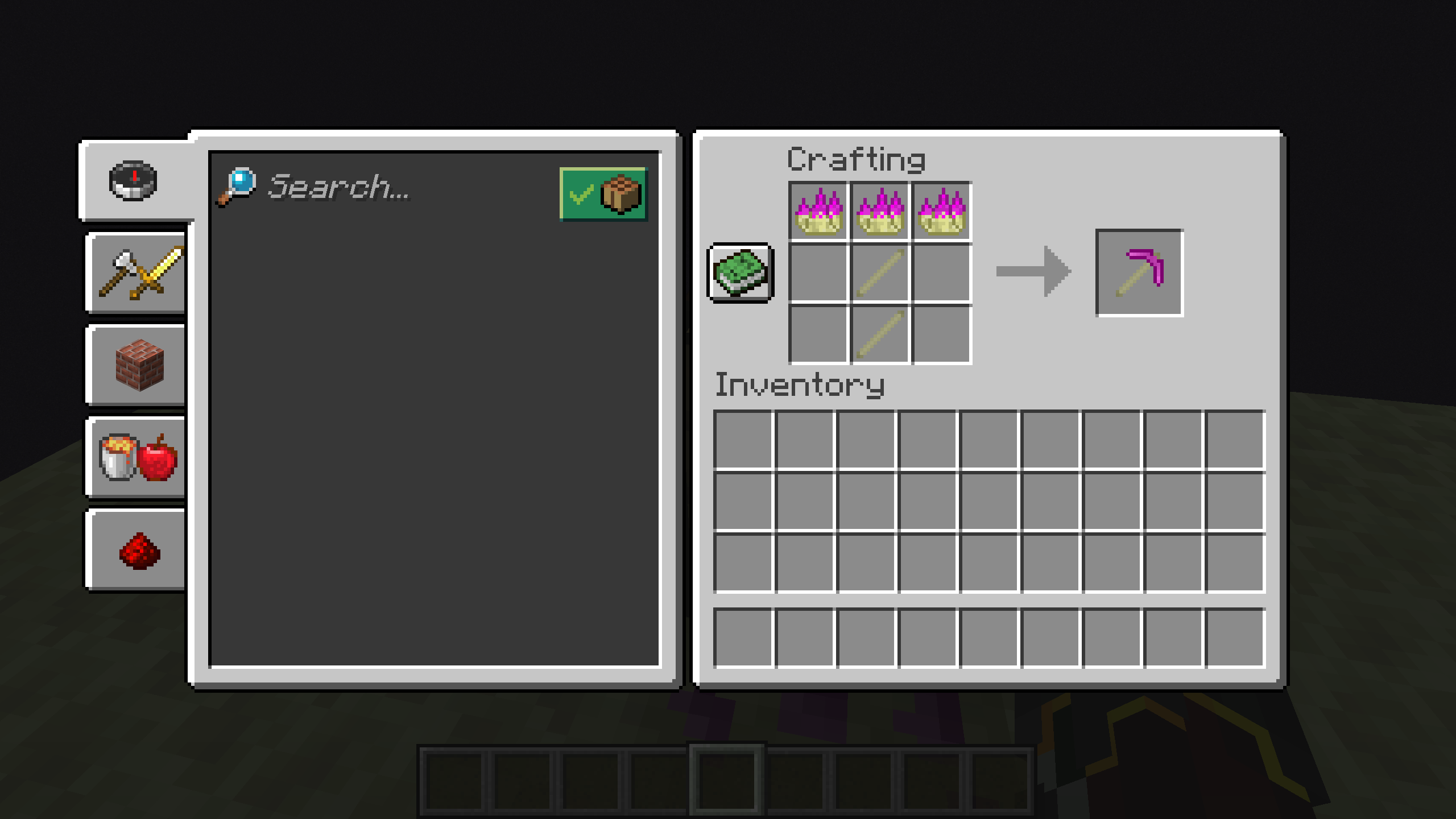 Ender Shard Pickaxe Crafting Recipe