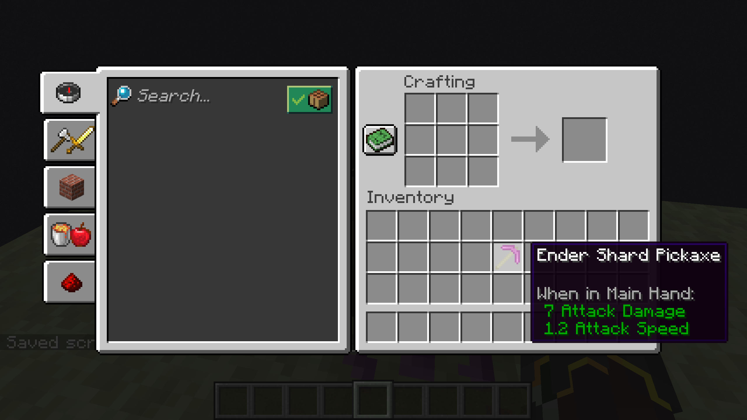 Ender Shard Pickaxe