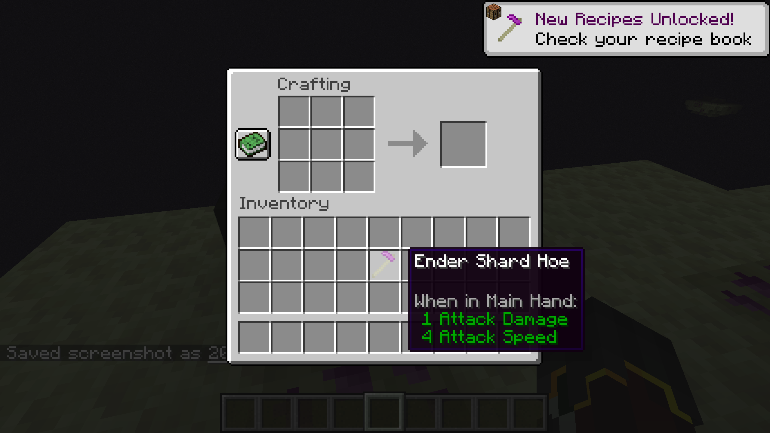 Ender Shard Hoe