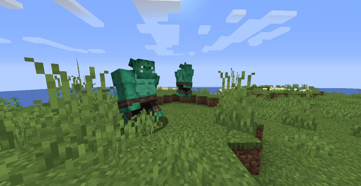 One of the many new mobs in this modpack! They are a fun and kind of difficult mob to fight!
