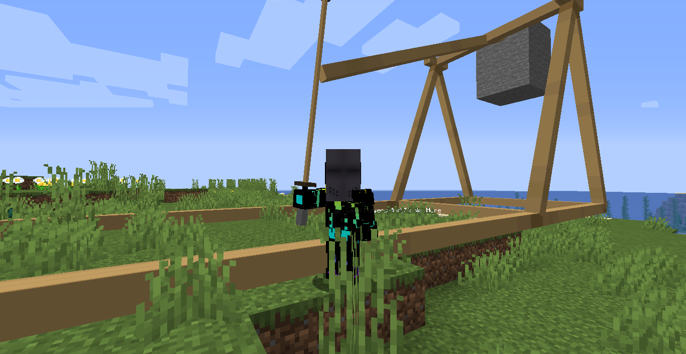 This is another fun mod! It adds more swords, a trebuchet, and a new helmet!