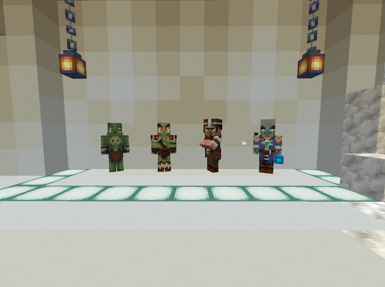 Thumbnail most of the mob
-gobelin
-orc
-guard villager
-snow pillager