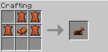 Leather Horse Armor Recipe