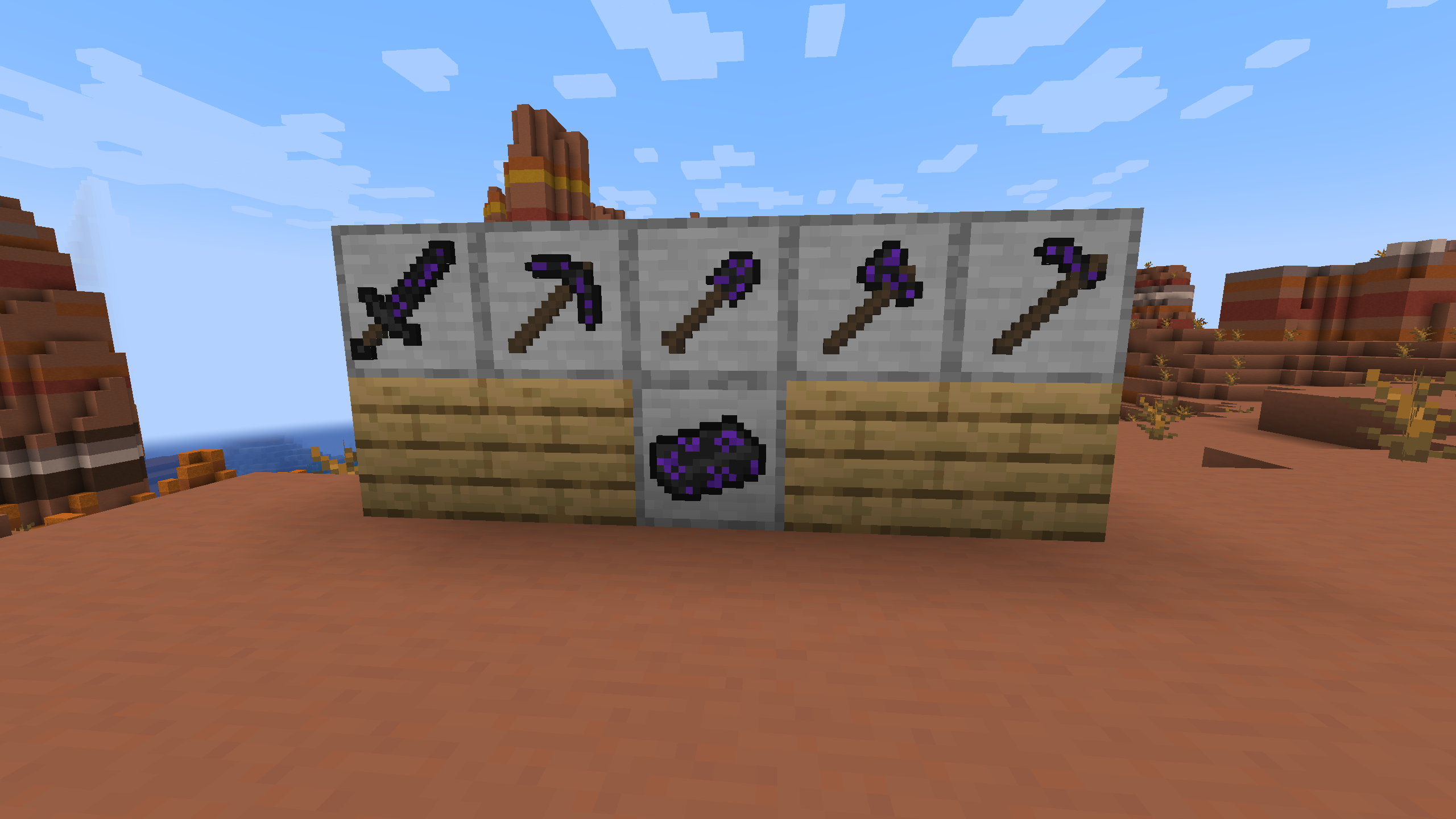 Unstable Sword, Tools and Ingot