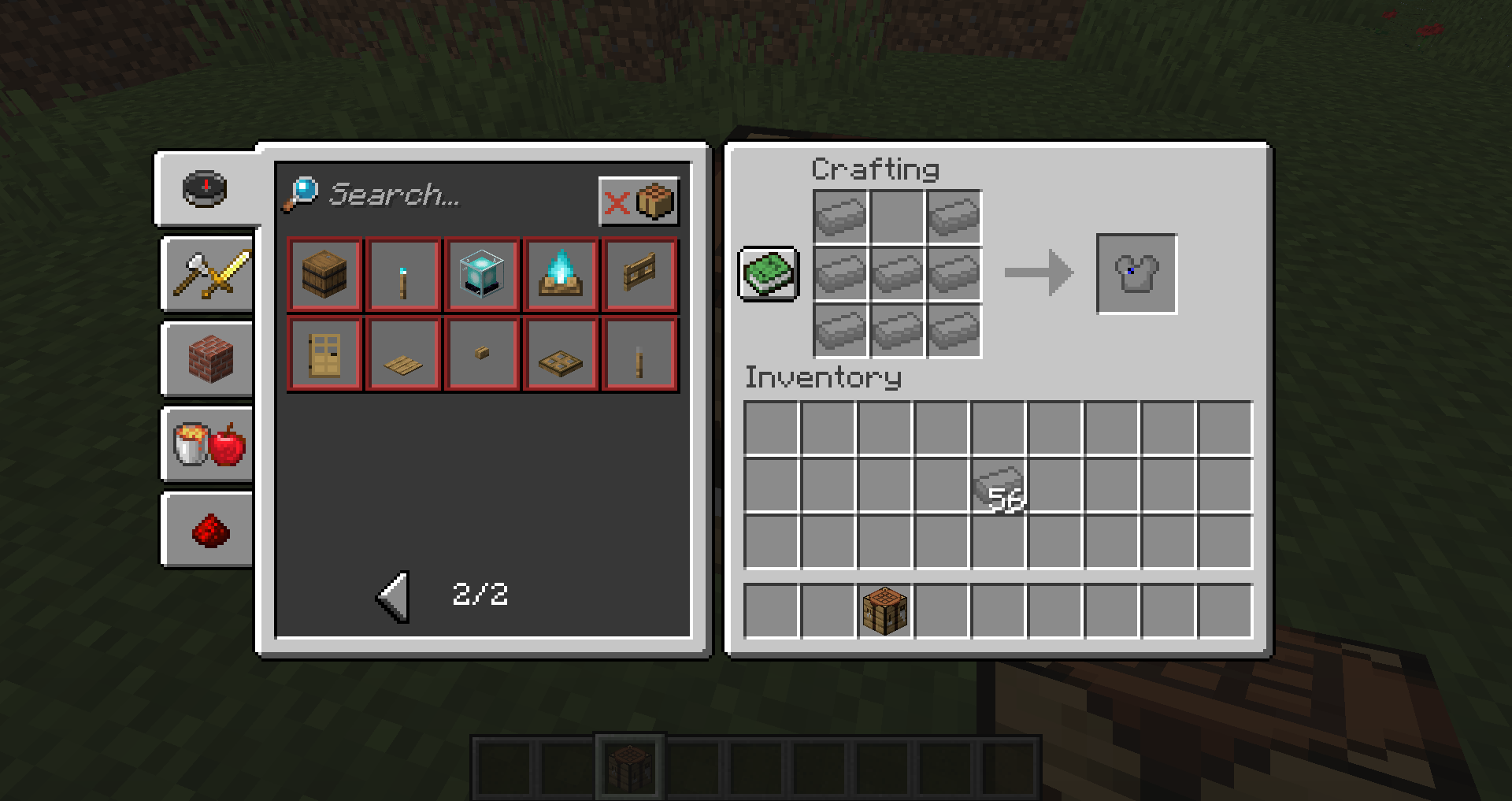 Carbon Chestplate Recipe