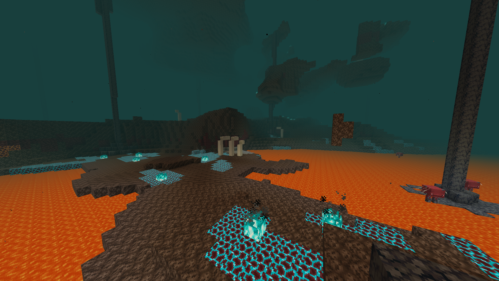 Naturally generated Soul Magma Blocks (2)