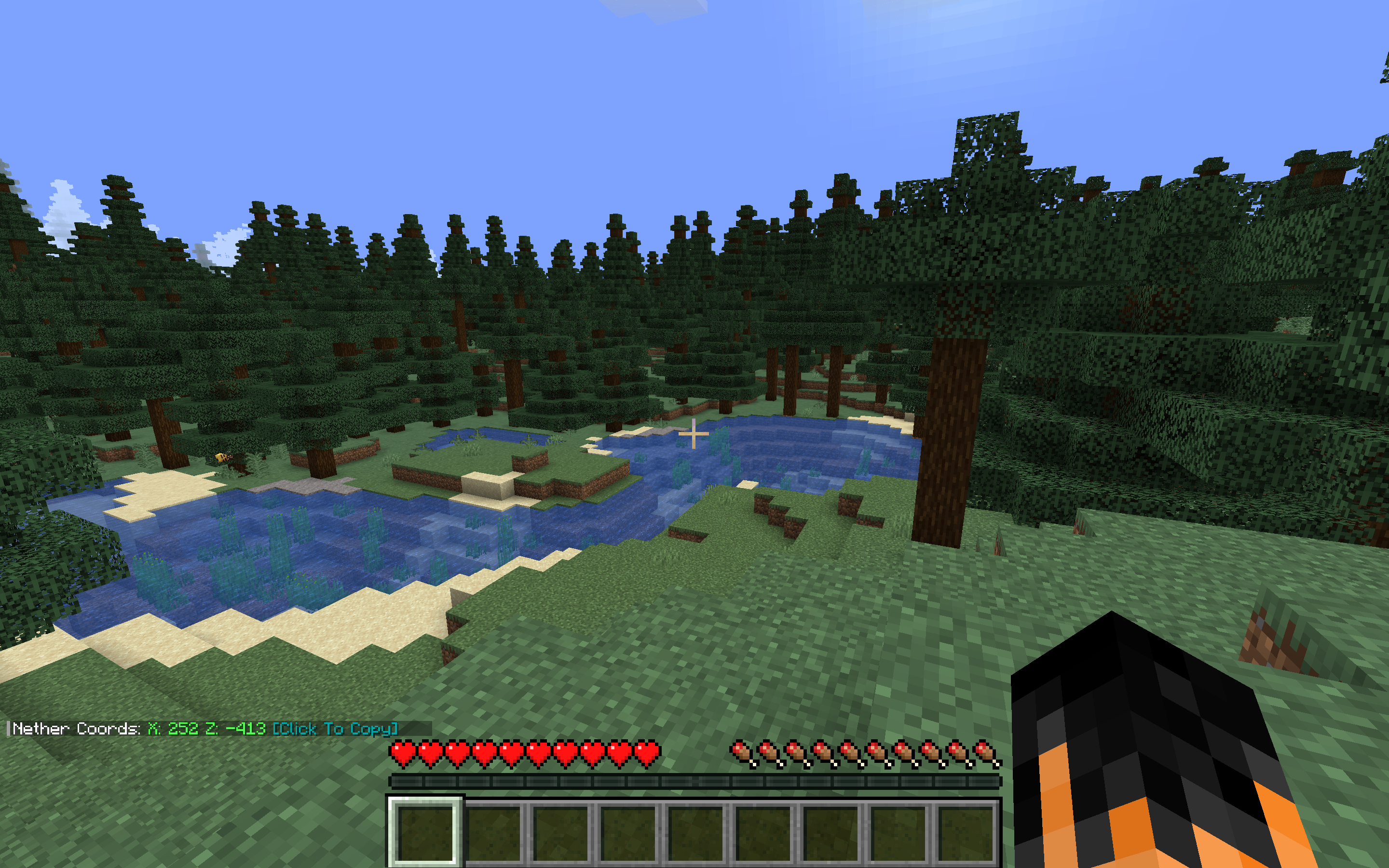 Nether Coordinate Command