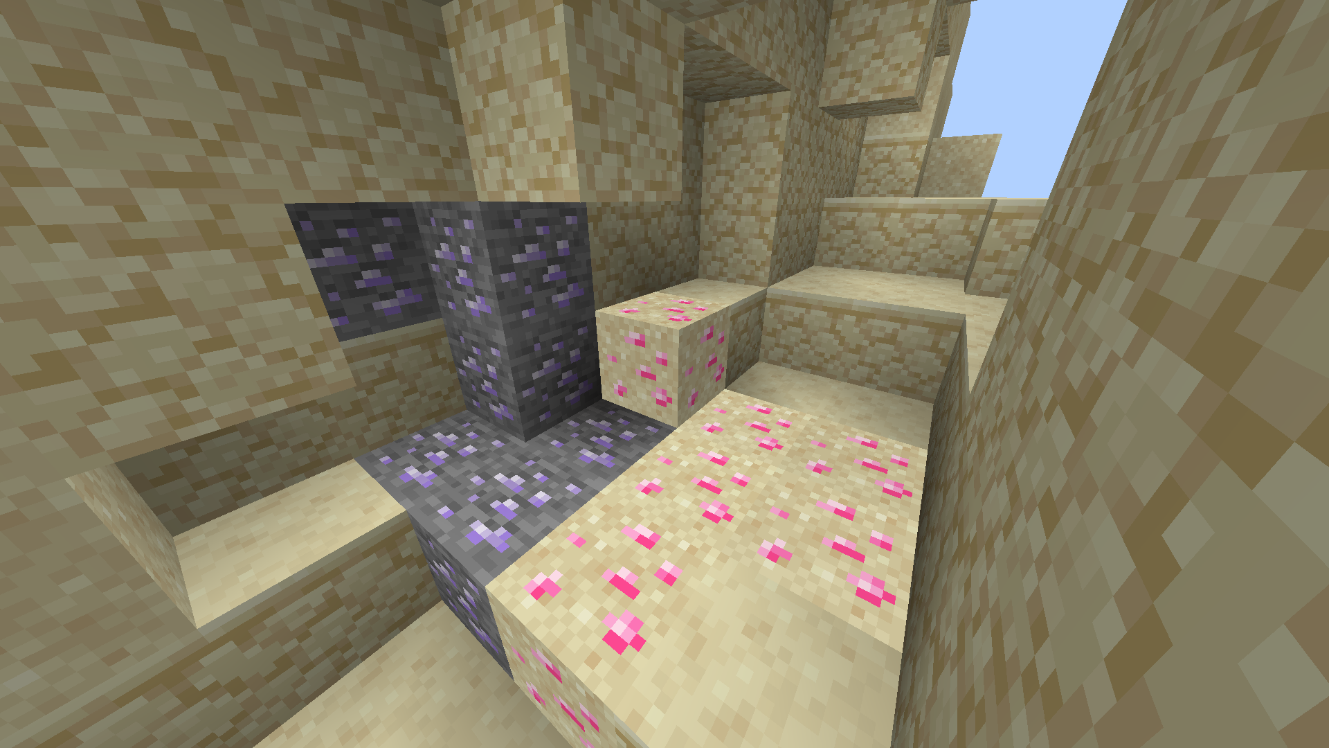 The 2 new ores include Beach Jewels and Purpite.