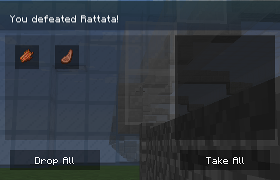 Rewards Screen after a Pokemon Battle