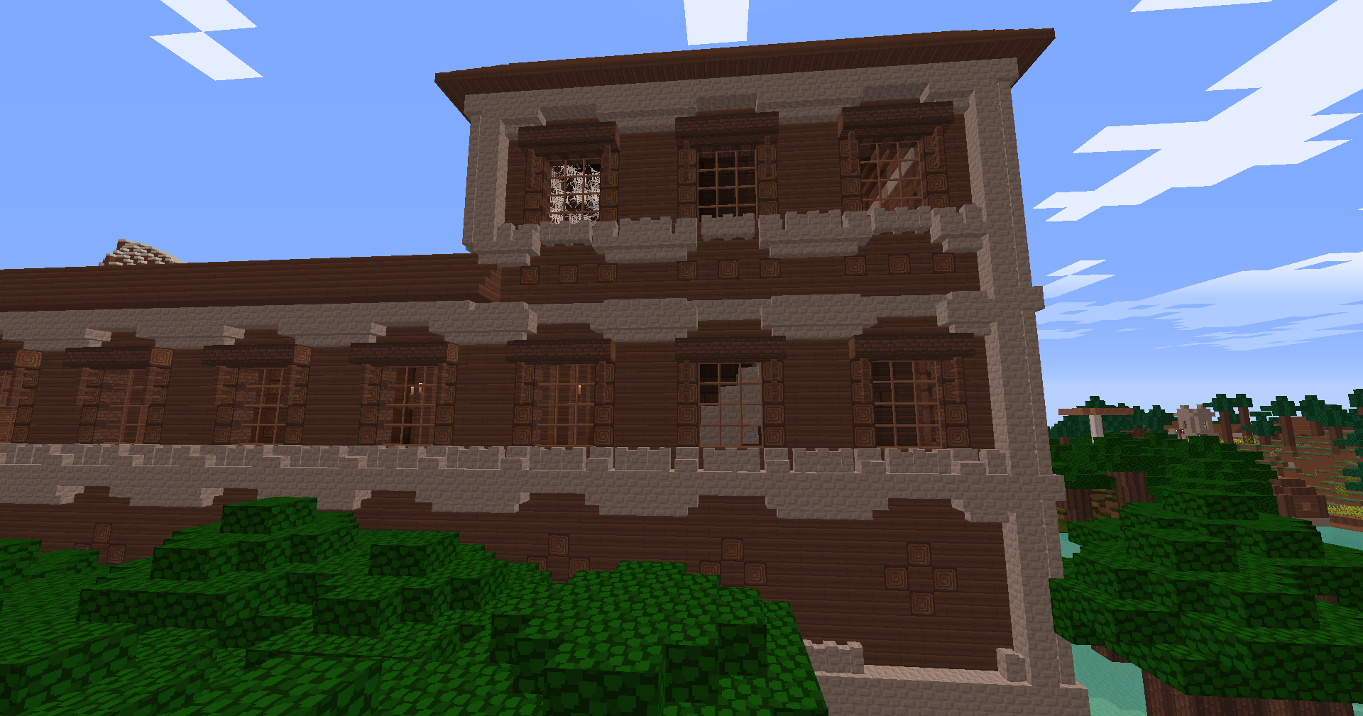 Massive Mansion near a Village
