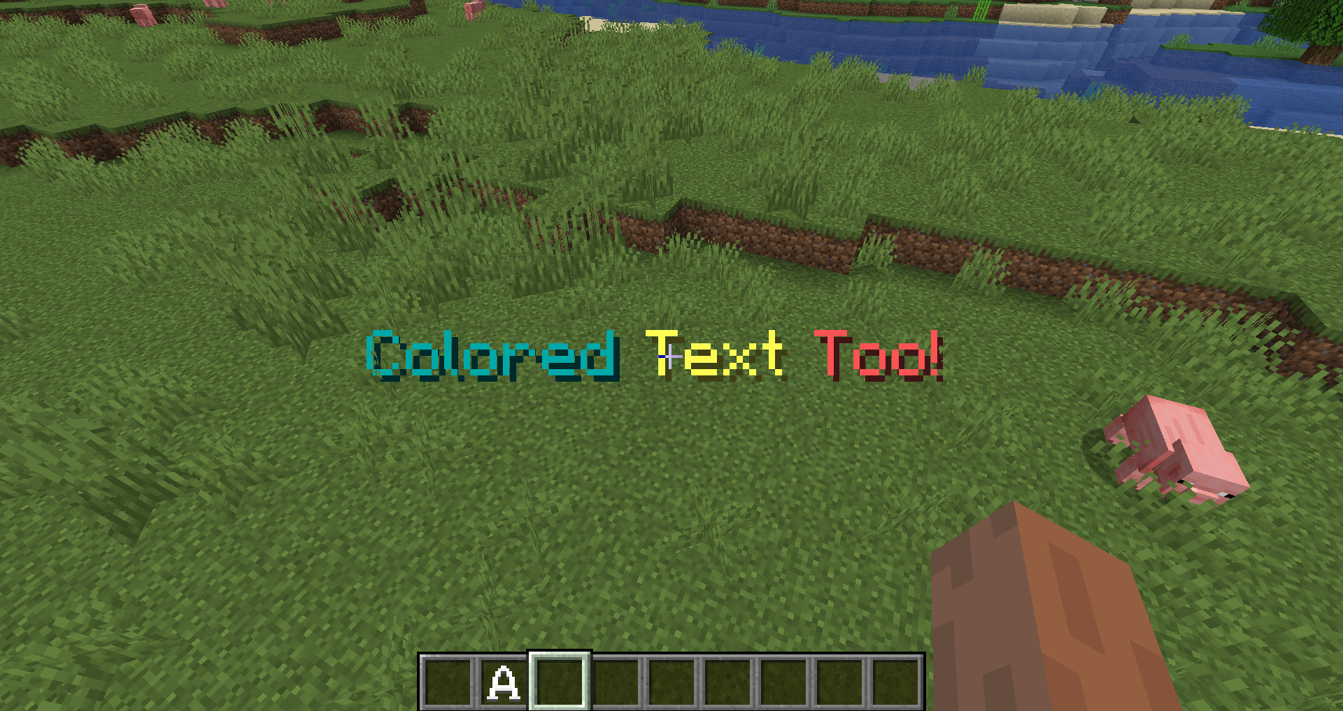 Colored text