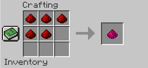 Enchanted Redstone recipe