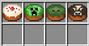 Mob Cakes in Inventory HUD