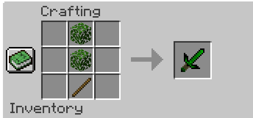 Leaf sword recipe