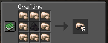 Crafting Block of Carbon Ore