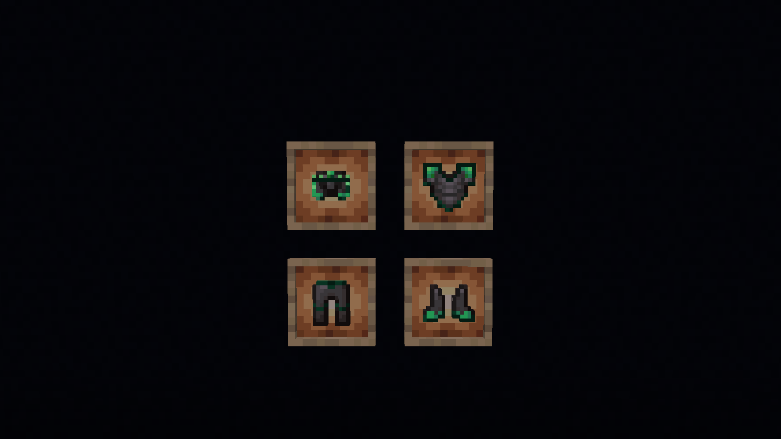 emerald netherite armor item texture