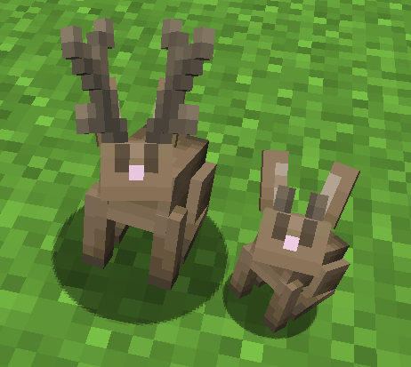 Adult and Baby Jackalope