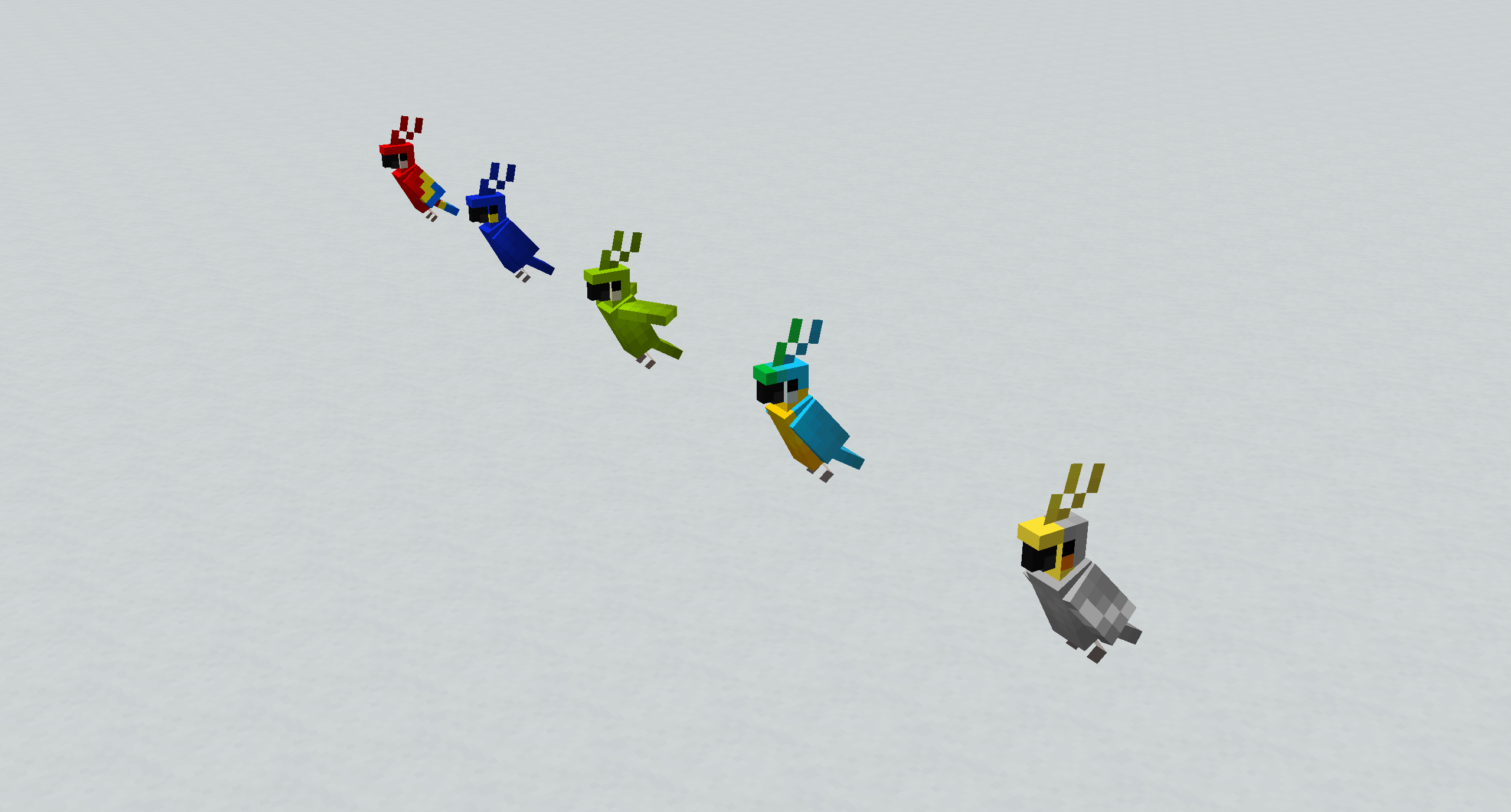 New parrot textures