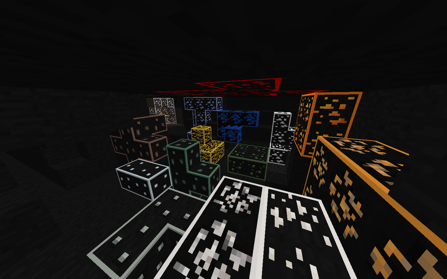 Many ores in the dark