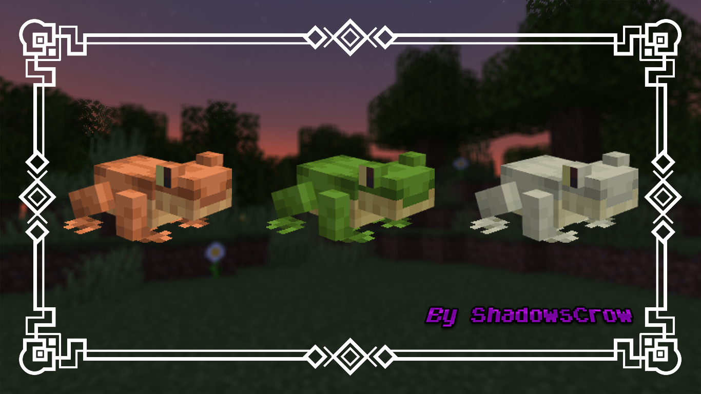 Rideable frogs  1.18+ Minecraft Texture Pack