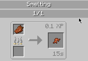 Smelt flesh to leather