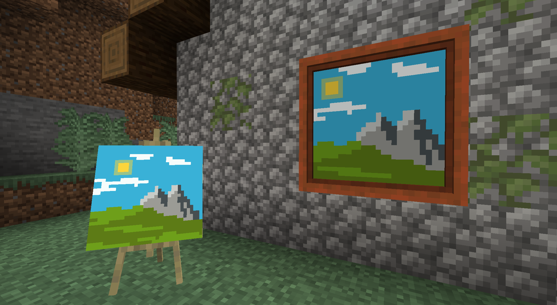 Minecraft painting mod