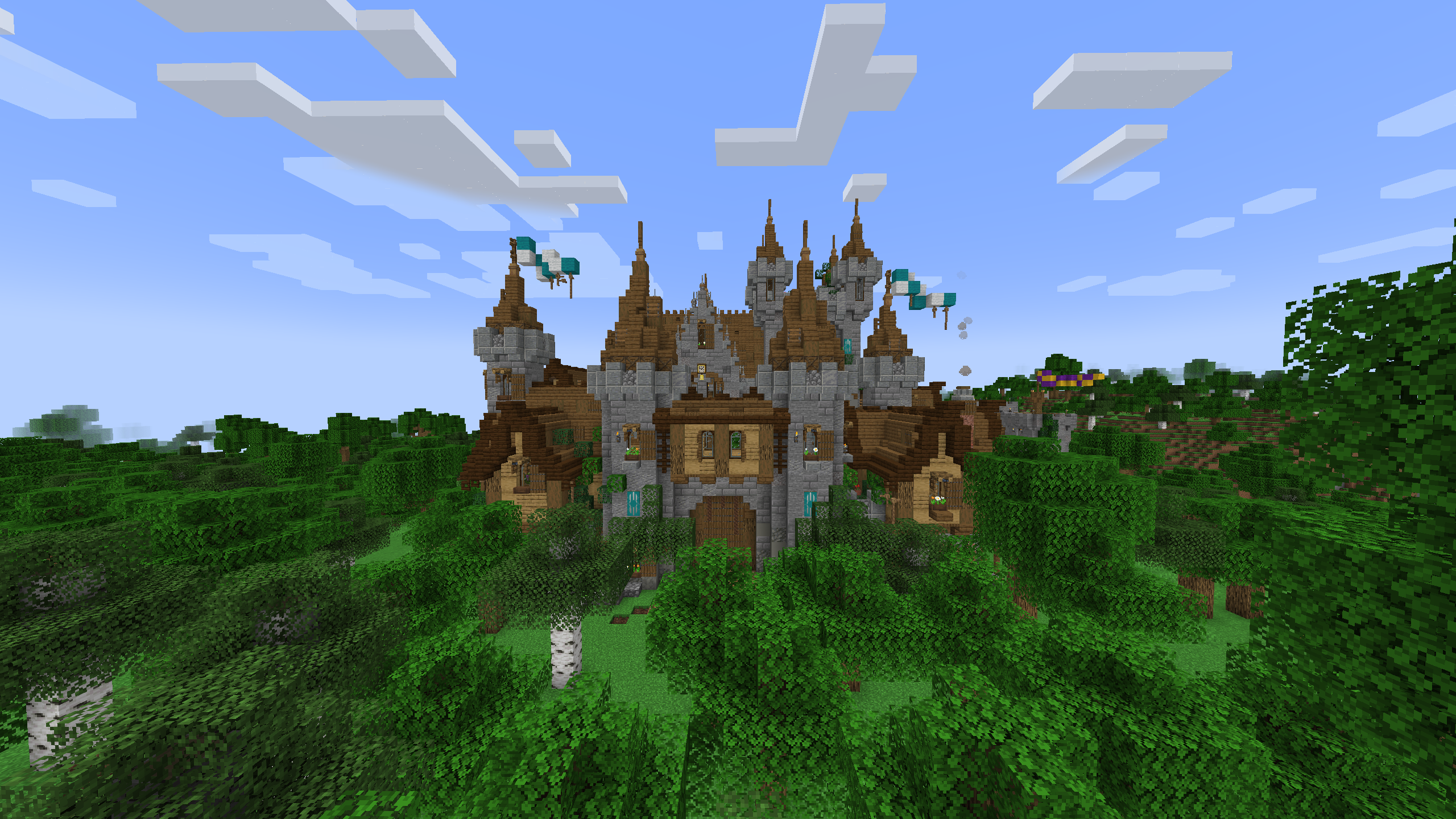 fire castle minecraft