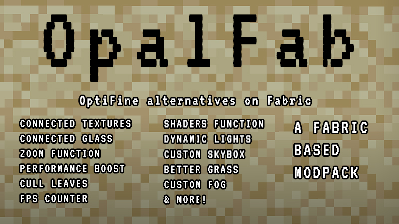 Optifine fabric 1.20 4. Optifine Fabric. Optifine 1.19.3. Minecraft Fabric Version Compatibility list.