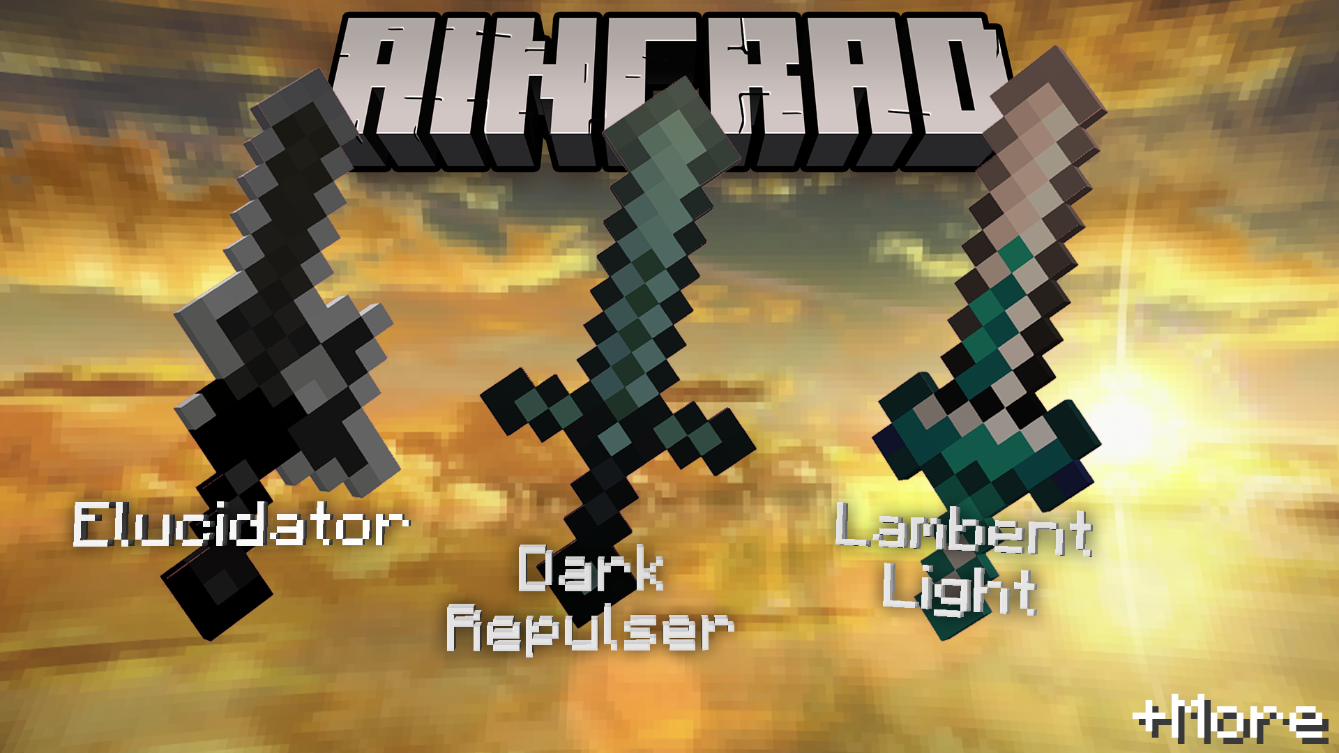 V sword art online minecraft resource packs curseforge