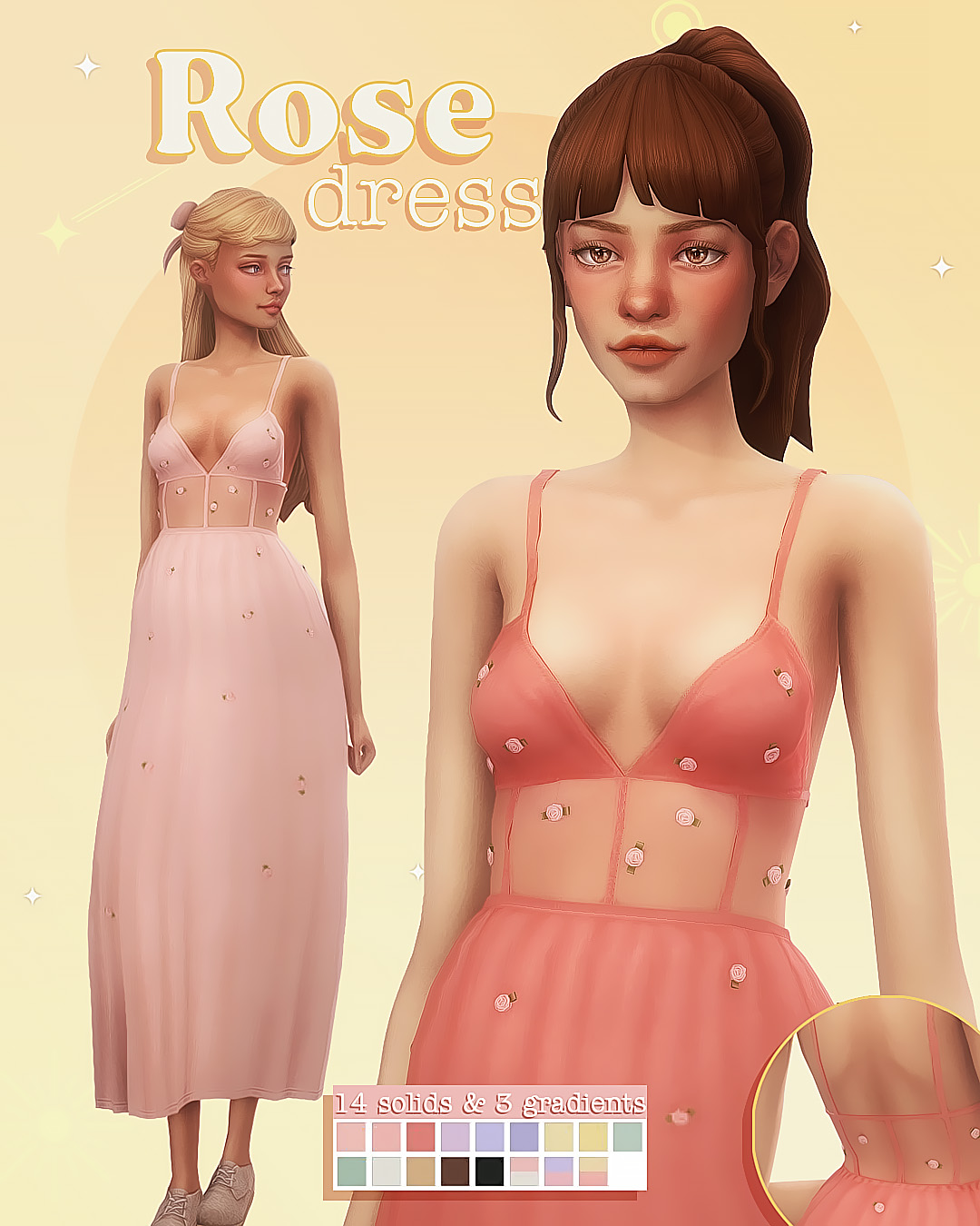 rose dress