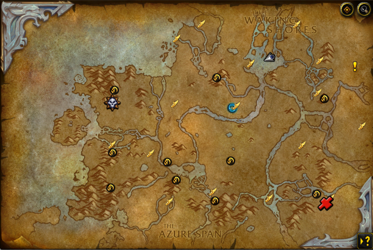 Map Screenshot icons