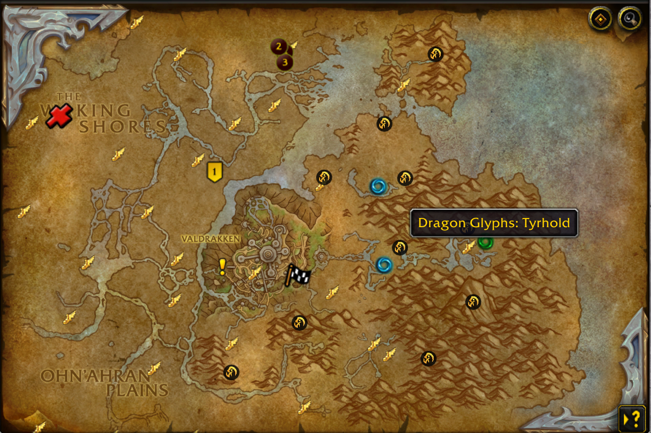 Handynotes Dragon Glyphs World Of Warcraft Addons Curseforge