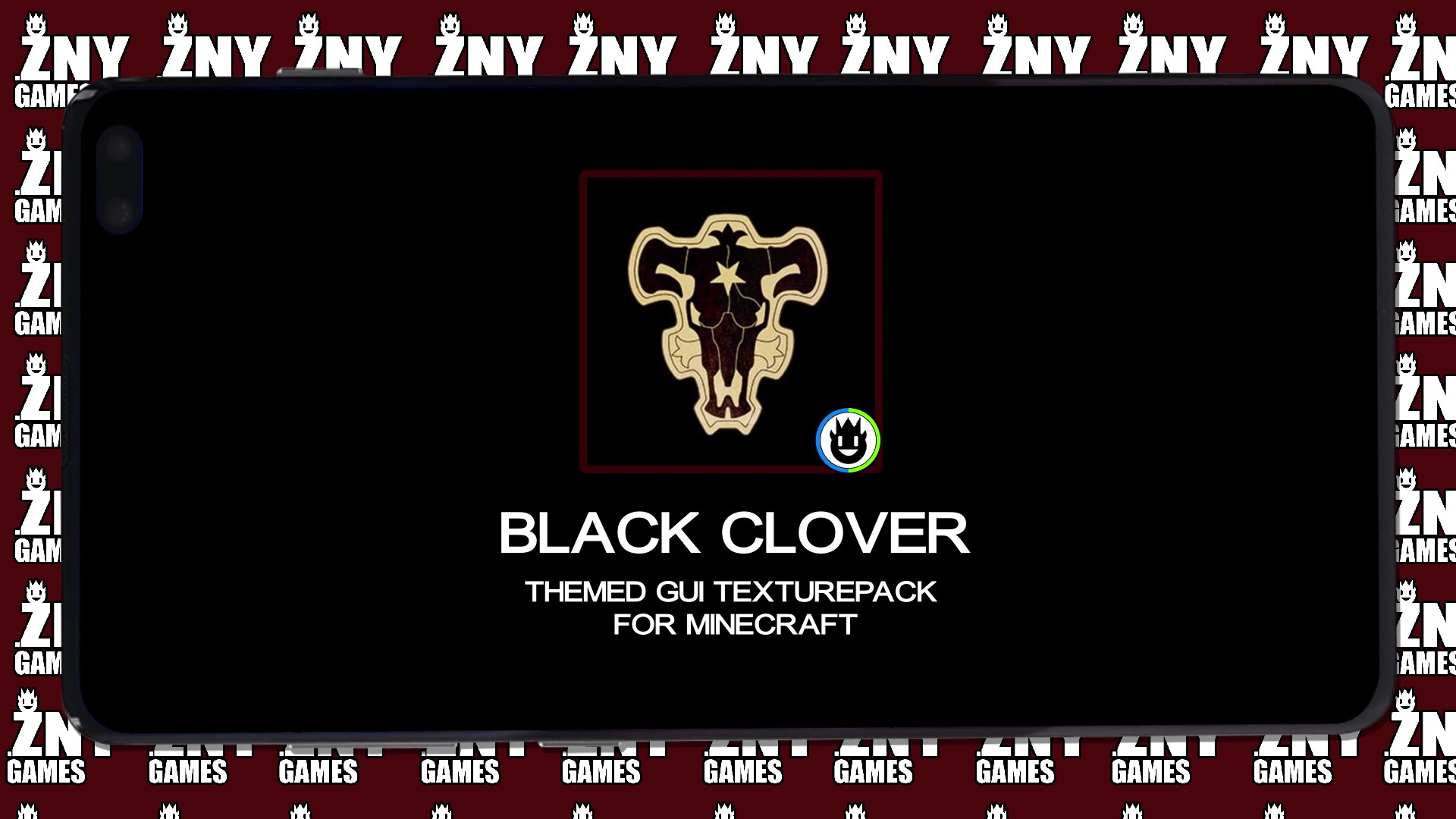 znygames themed gui texturepack black clover pocket edition - cover