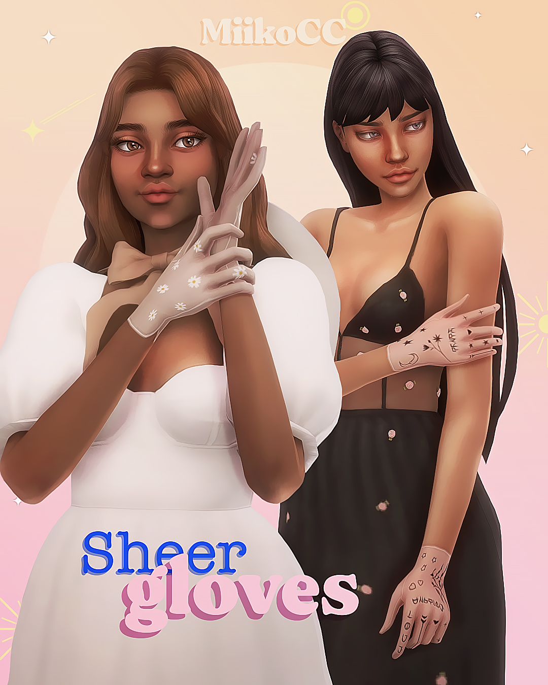 Sheer gloves The Sims 4 Create a Sim