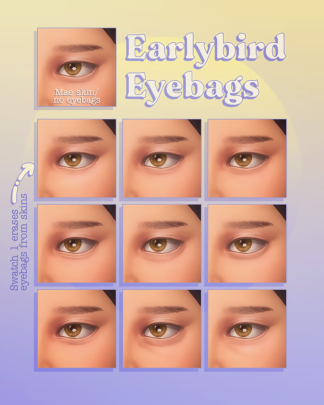 Earlybird eyebags - The Sims 4 Create a Sim - CurseForge