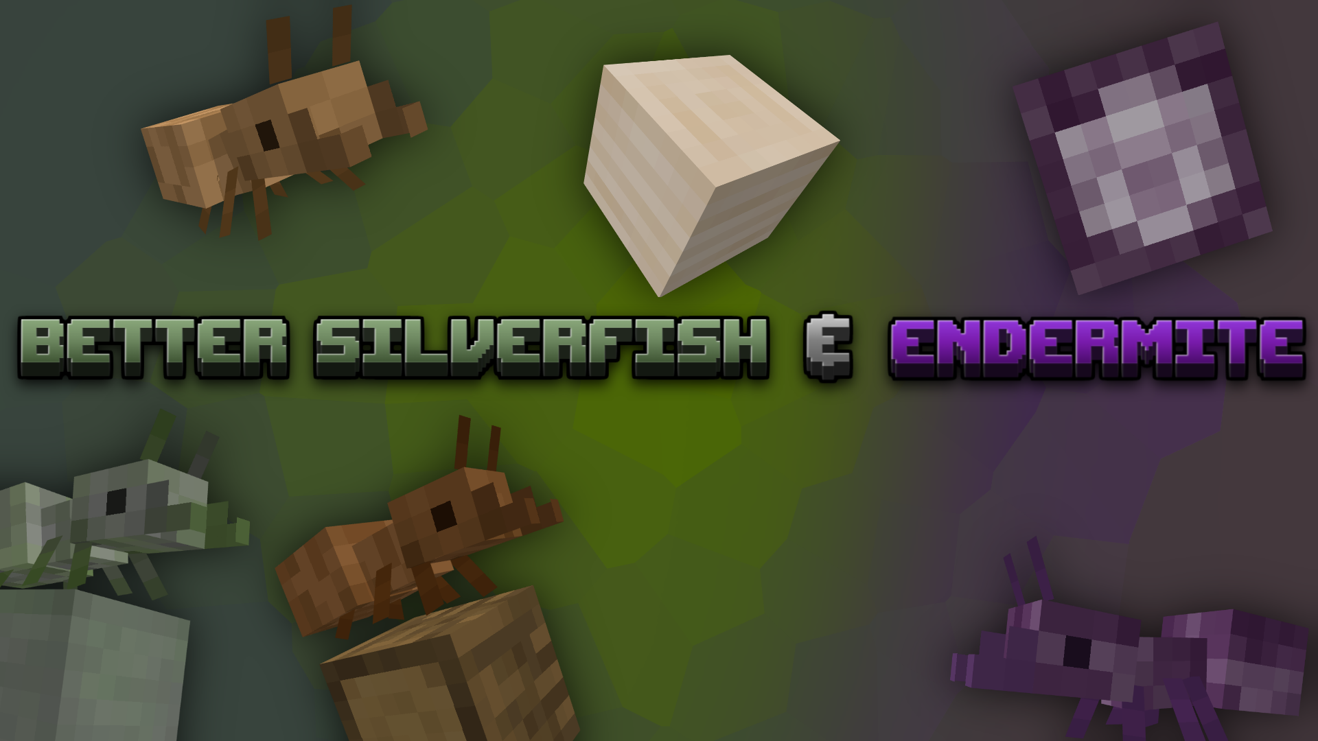 1000 Endermite Vs 1000 Silverfish, Minecraft