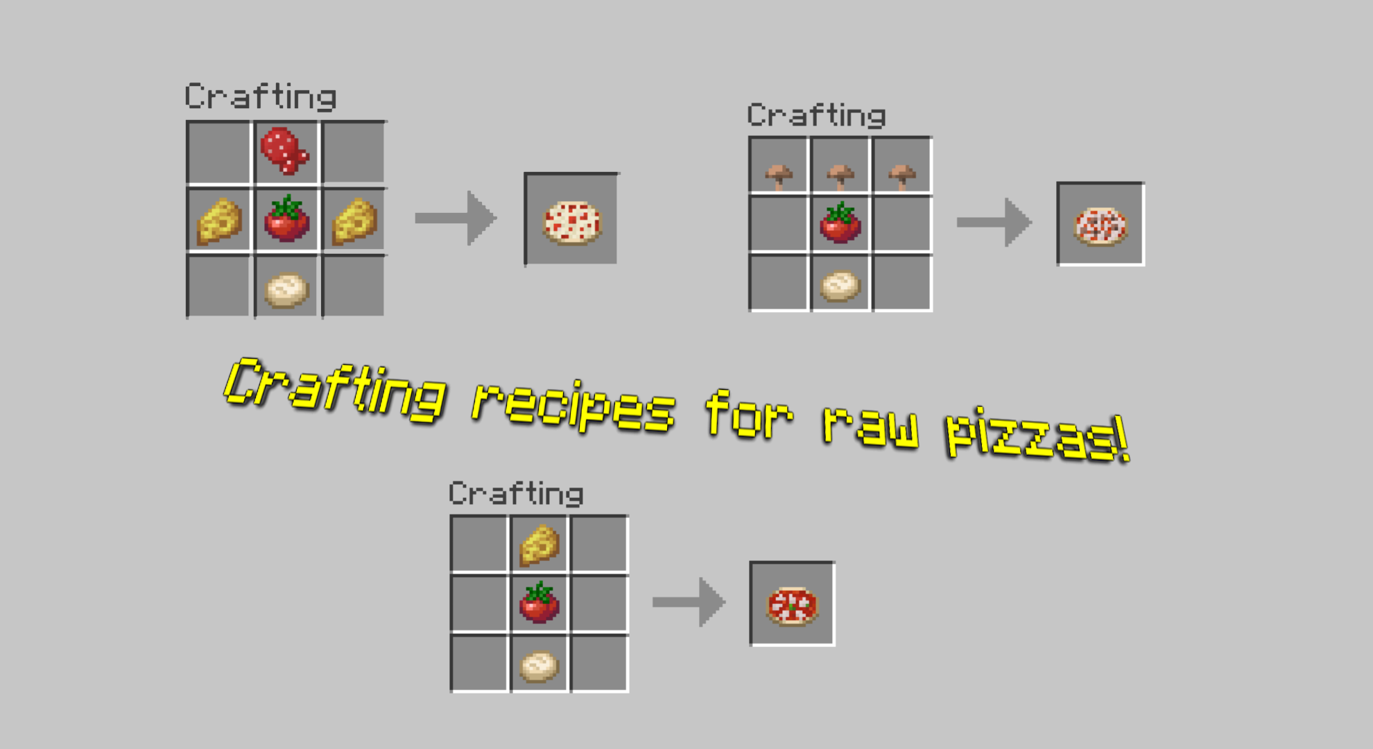 New Crafting recipes!