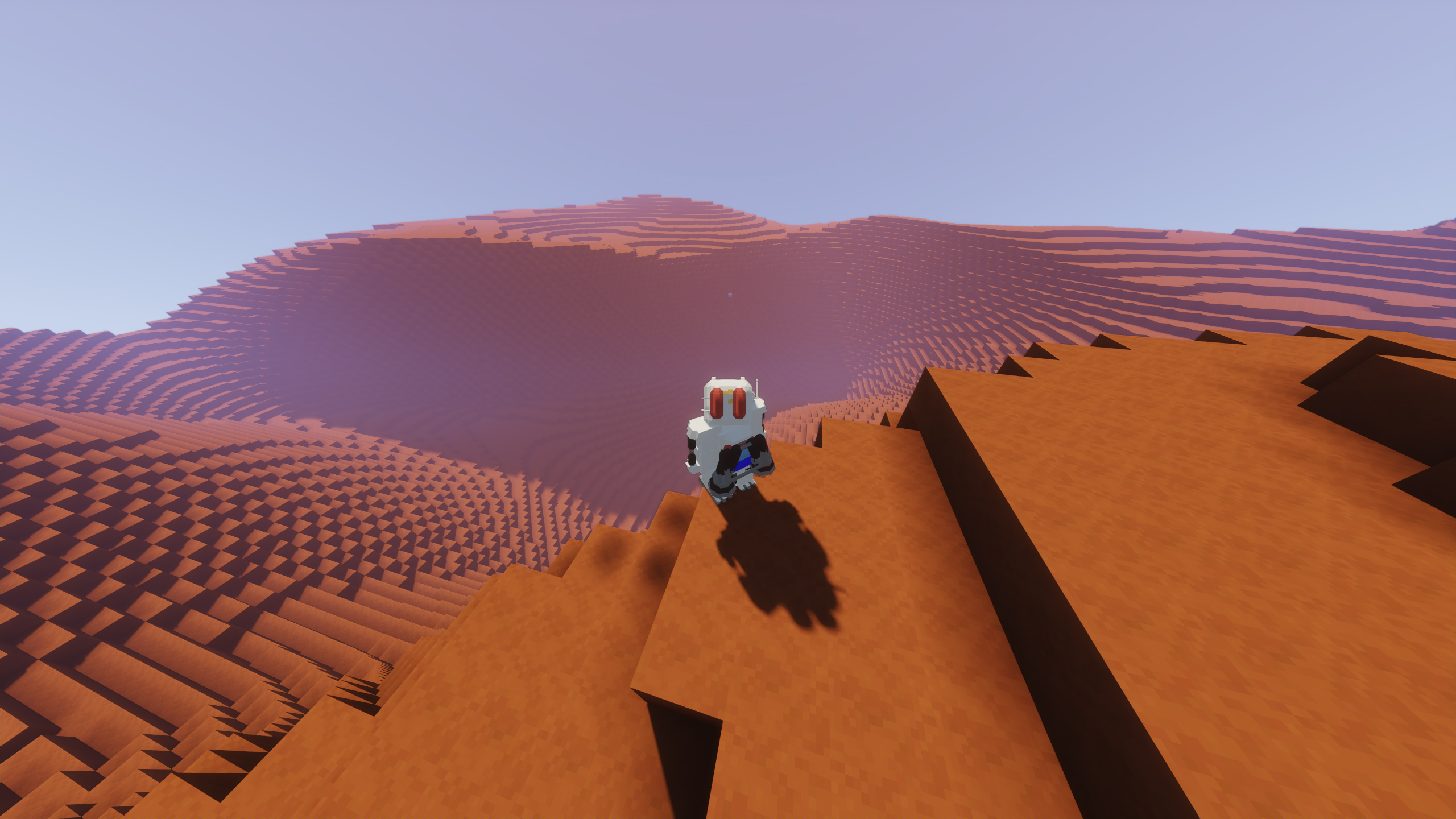 A peaceful day on Mars.