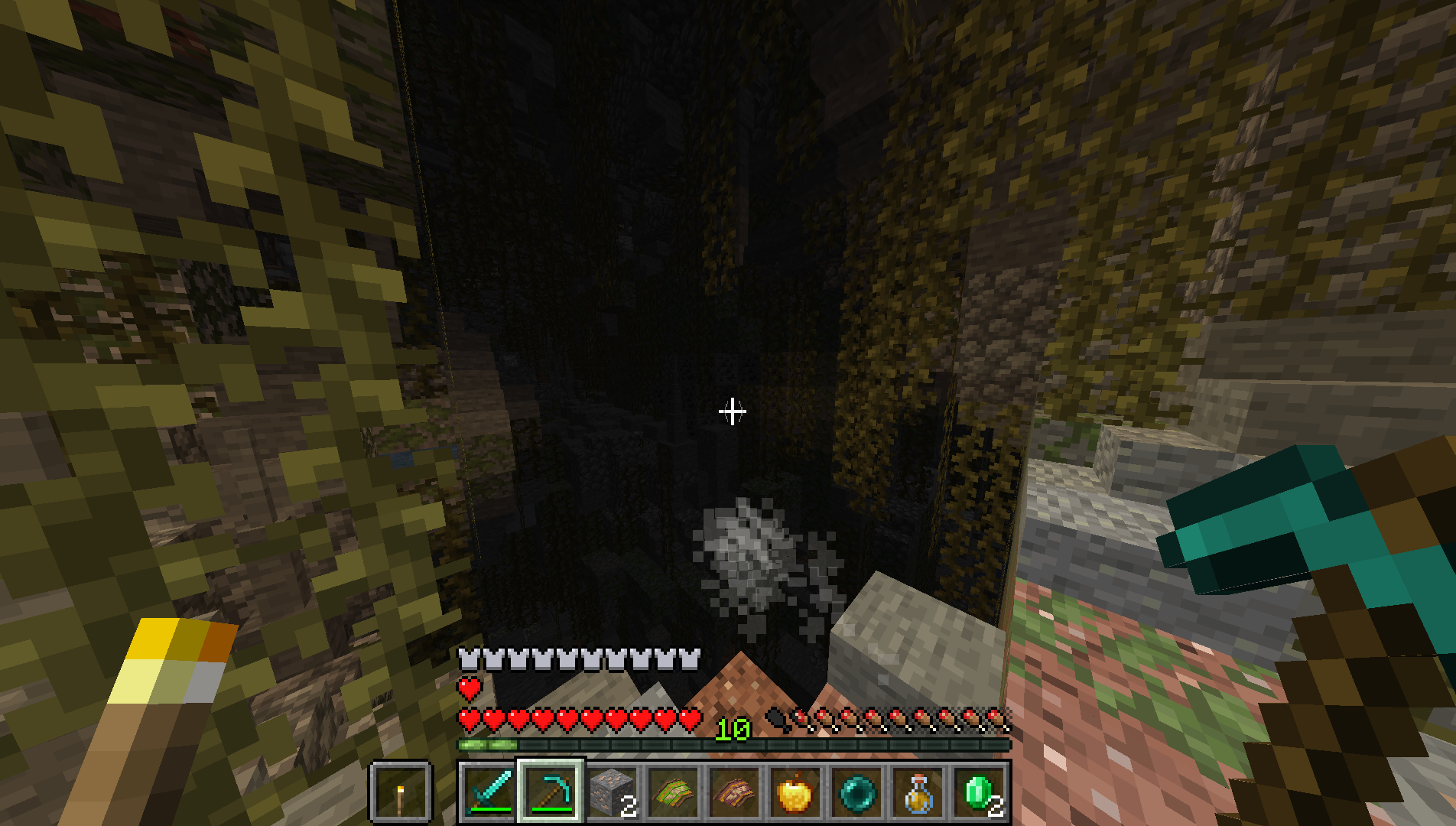 I customized the caves with dungeons and better cave generation