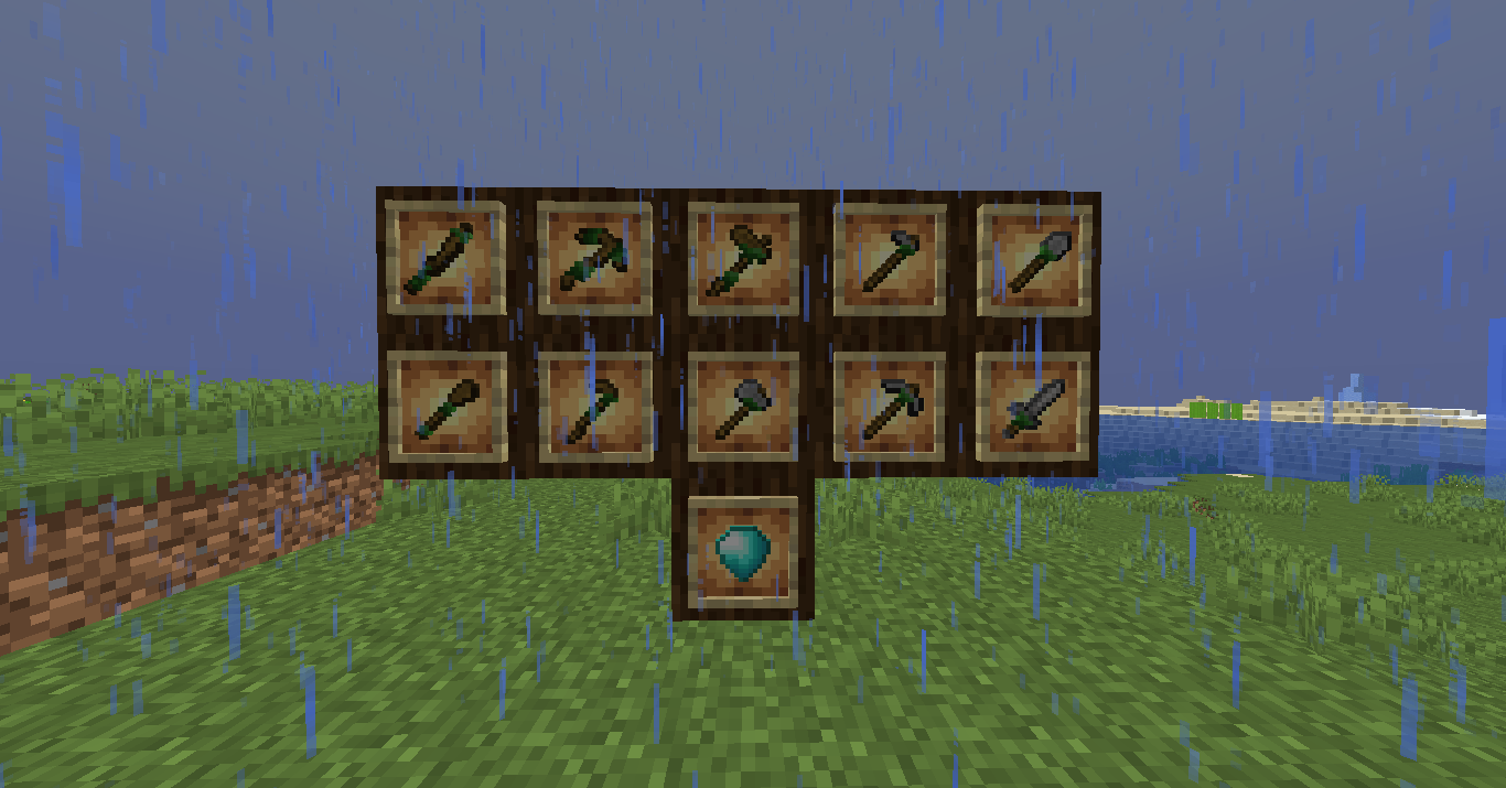 Wooden and stone tools for the BETA