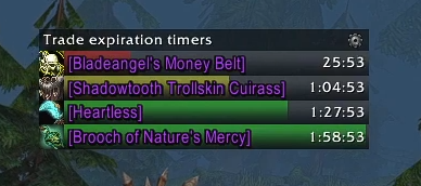 Trade timers