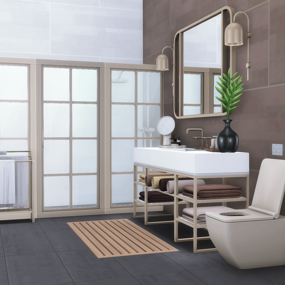 Hudson Bathroom - The Sims 4 Build / Buy - CurseForge