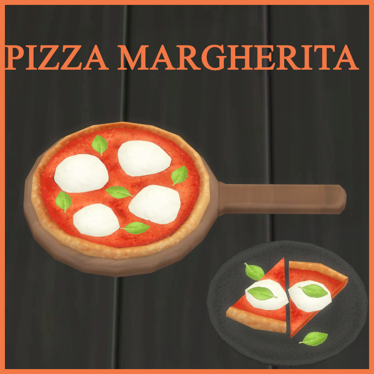 PIZZA MARGHERITA The Sims 4 Mods