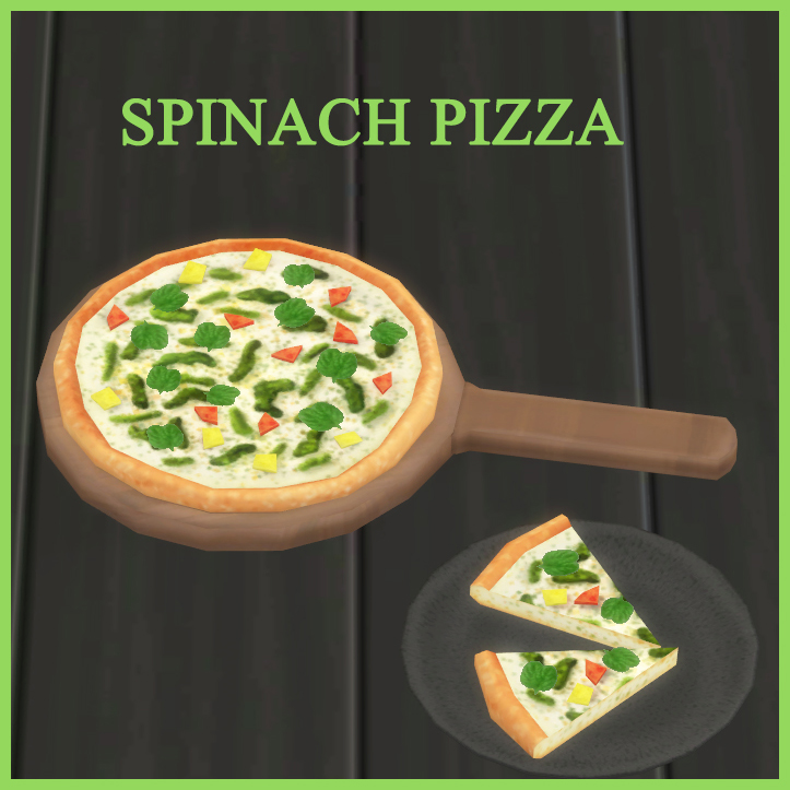 SPINACH PIZZA The Sims 4 Mods