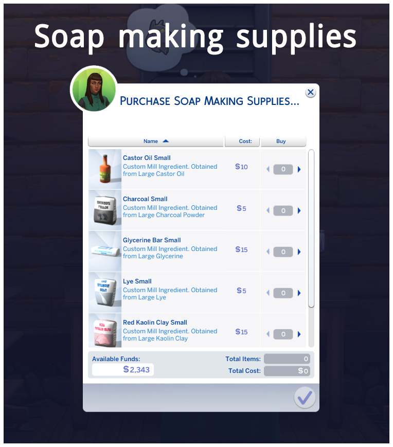SOAP MAKING STATION The Sims 4 Mods