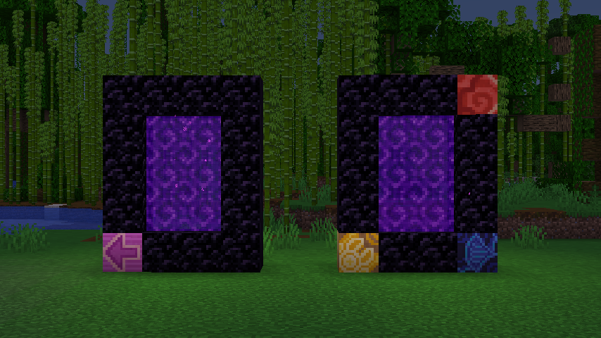 Portals in the overworld