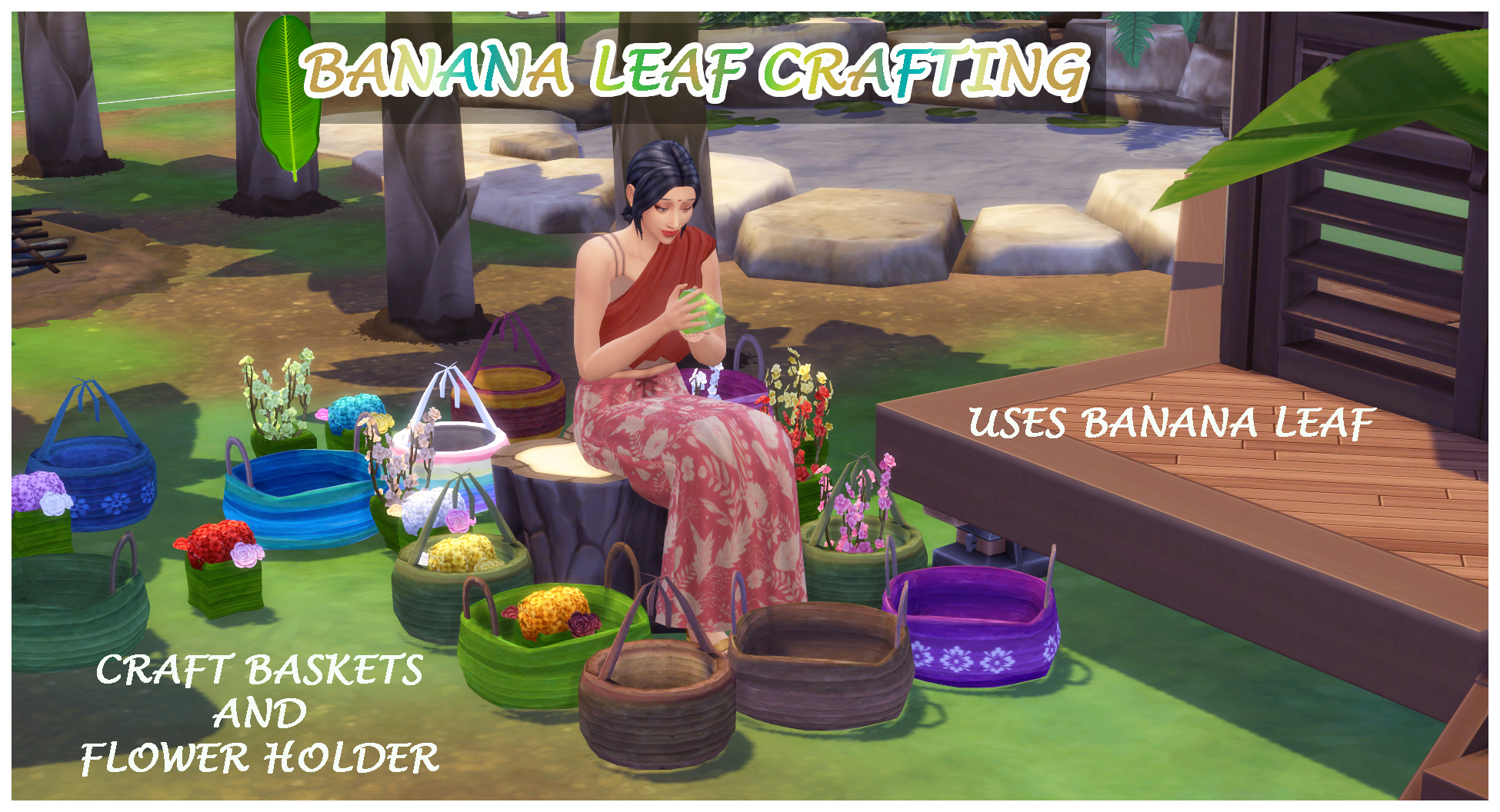 BANANA LEAF CRAFTING - The Sims 4 Mods - CurseForge