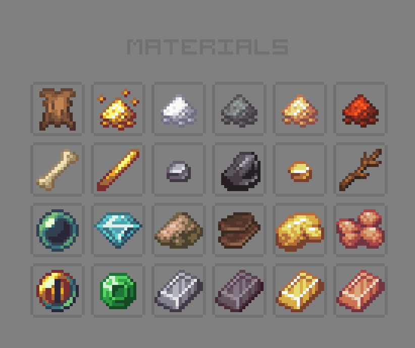 All the materials