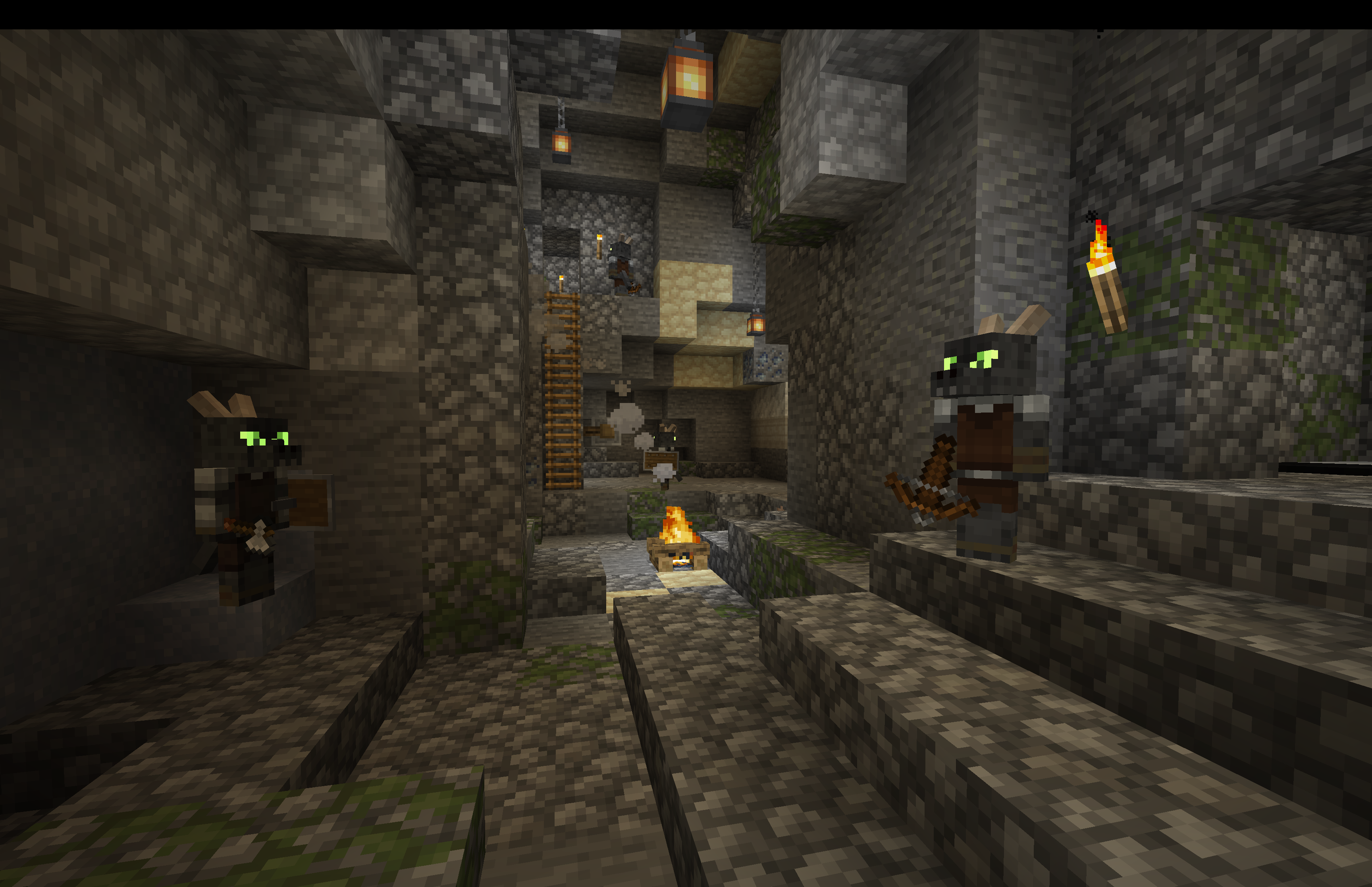 Underground beings protecting their treasures